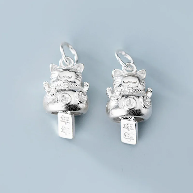 Подвески для женщин и мужчин из стерлингового серебра 925 пробы на удачу каждый