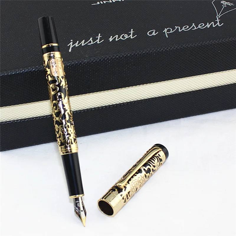 

JINHAO 5000 Роскошная перьевая ручка со стандартным наконечником, школа, офис, металлические чернильные ручки, деловой подарок