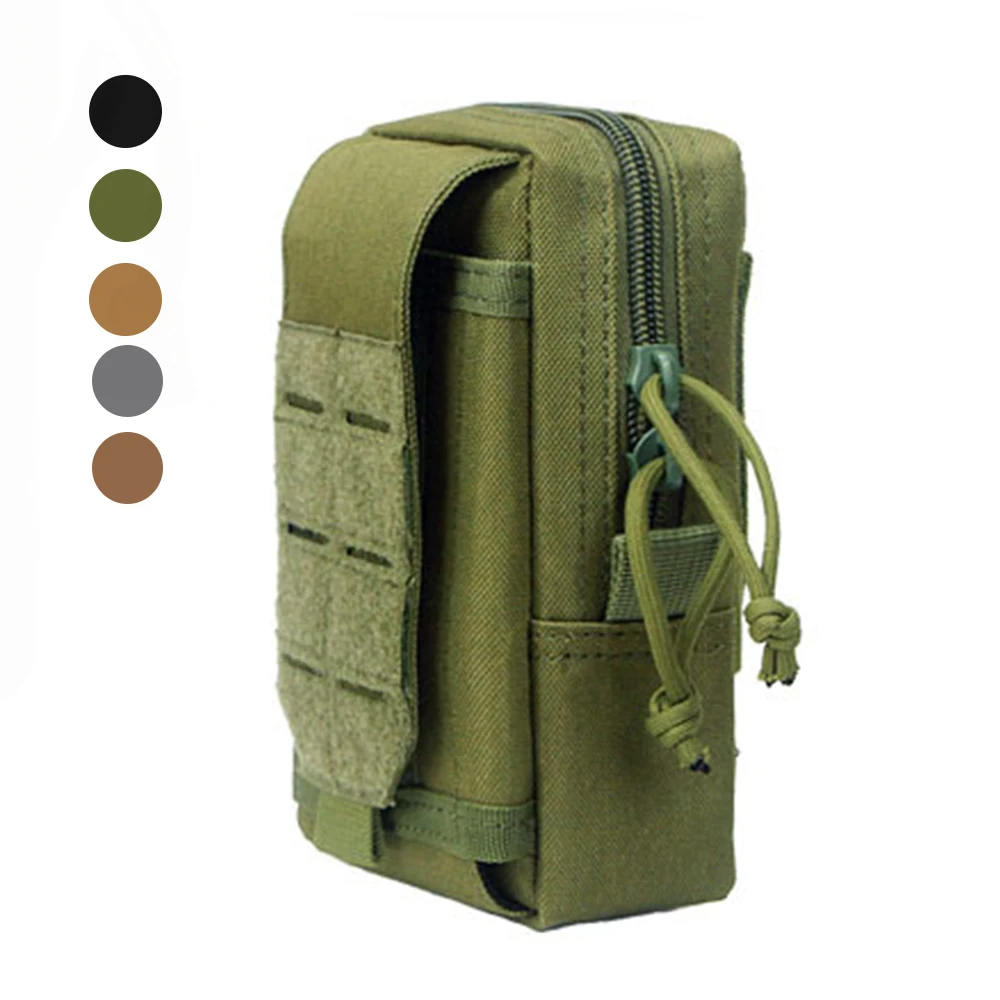 

Tactical Pouch Military Waist Bag Outdoor Men Tool Bag Vest Pack Purse Mobile Phone Holder Case Outdoor Hunting Compact Bag