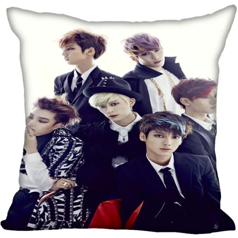 Корейская популярная новинка квадратные шелковые наволочки с принтом бойфренда