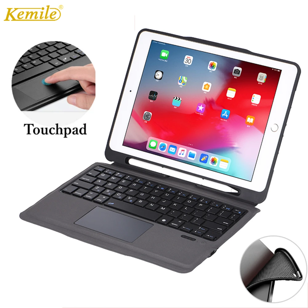 Чехол для iPad Air 3 10 5 2019 чехол с тачпадом и клавиатурой подставкой держателем 7th 2 9 7