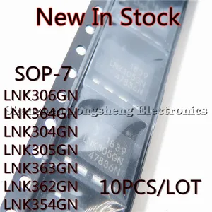 10PCS/LOT LNK304GN LNK305GN LNK306GN LNK354GN LNK362GN LNK363GN LNK364GN SOP-7 SMD power management chip New In Stock Original