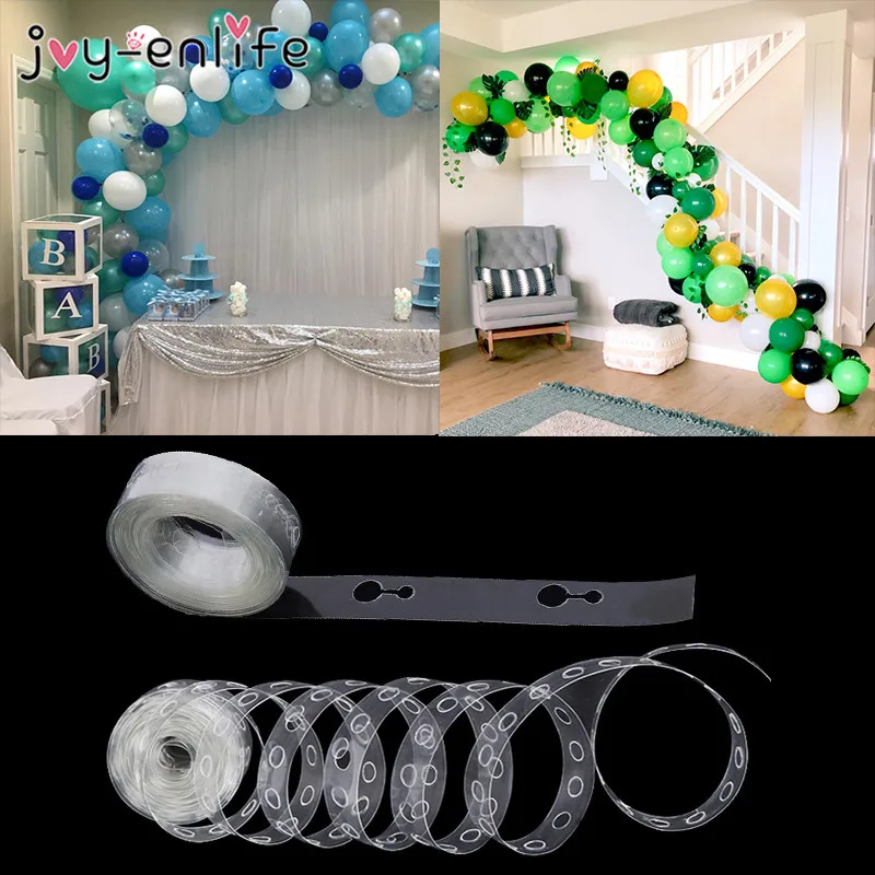 

5M 110/160Holes Balloon Arch Chain Party Decorations Ballon Accessories Wedding Ball Birthday Baby Shower Ballons Backdrop Decor