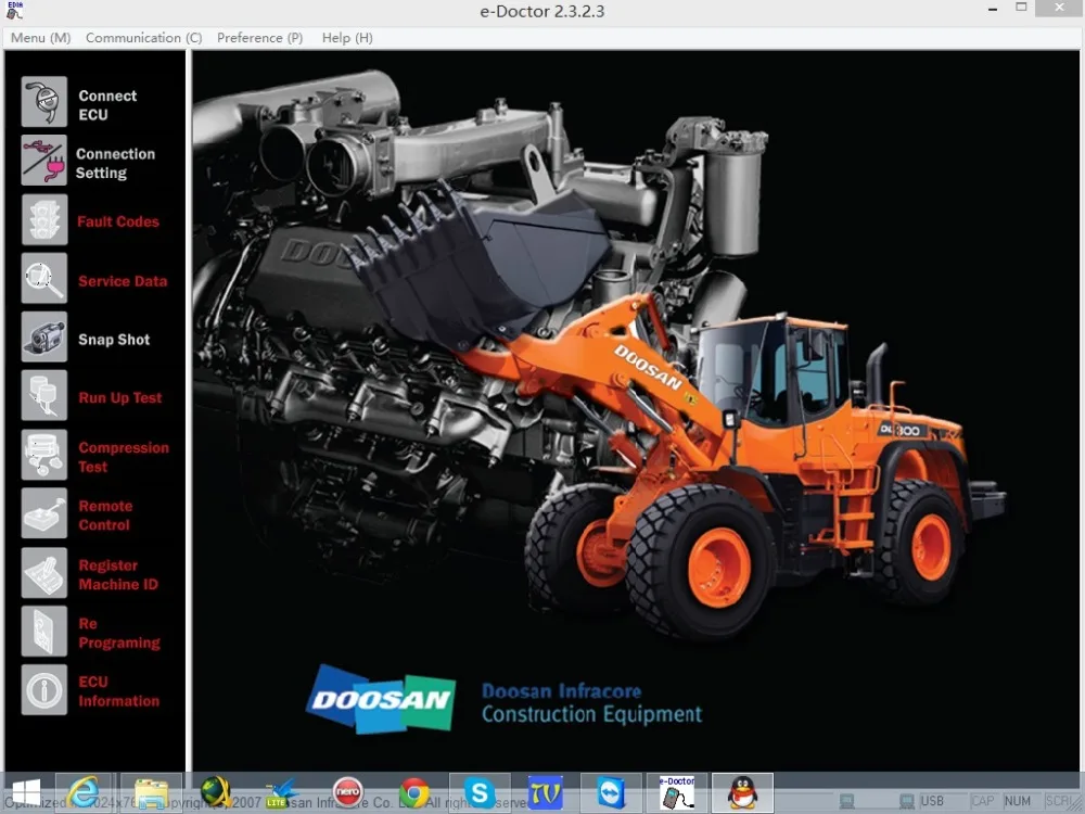 Doosan e-Doctor Engine Diagnostic V2.3.2+ Keygen | Автомобили и мотоциклы