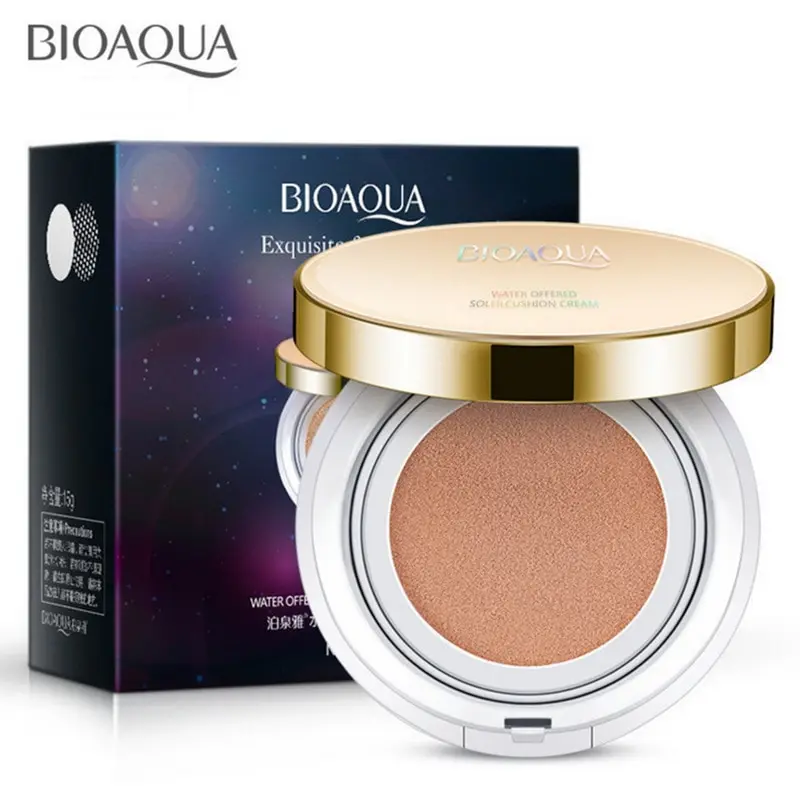 BIOAQUA Air Cushion BB Cream Brighten Concealer Moisturizer Foundation Face Whitening Makeup Facial Base Perfect Cover Cosmetics |