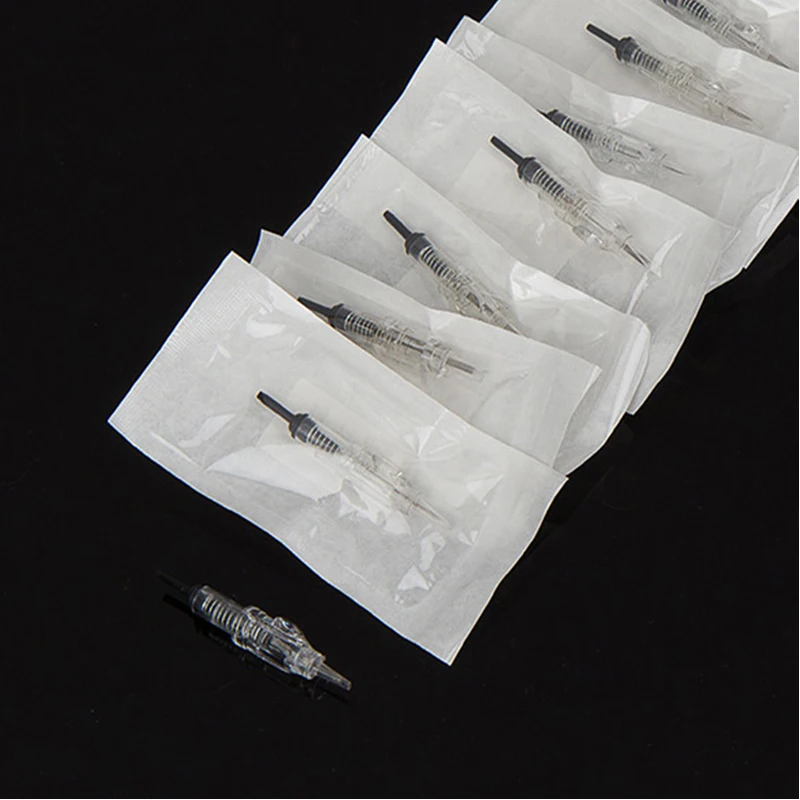 30 шт одноразовые иглы татуировки перманентный макияж картридж наконечники для