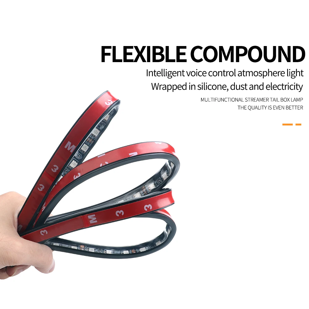 

Car Led Strips Lights 36/48/72 RGB LED Foot Lamp 12V Auto Interior Decorative Light with USB APP Wireless Remote Mode Atmosphere