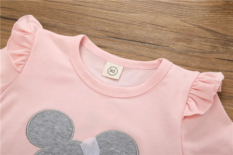 2-6Year Baby Girls Long Sleeve T-shirt Bottoming Shirt Children Spring and Summer Autumn Long Sleeves Cartoon T-shirt Kids