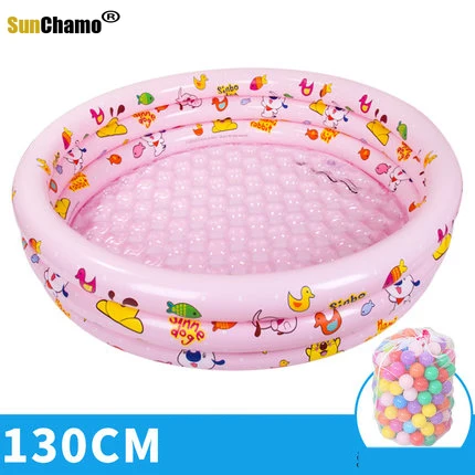 Детский складной бассейн с шариками детская игрушка для сухого песка утолщенный