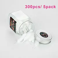 60 шт/1 упаковка Lvs легко курить хлопок DIY органический хлопок для RDA/RTDA Ремонтопригодный распылитель впитывающий Vape хлопок
