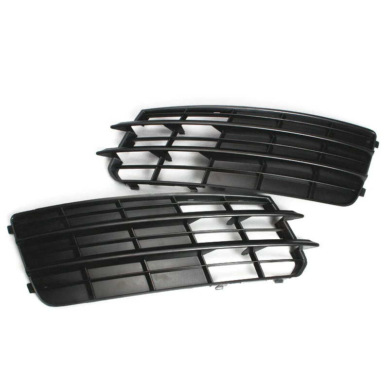 

2pcs Car Left & Right Front Bumper Fog Light Grille Grill Cover Bezel Panel Black Fit For Audi A7 2011 2012 2013 2014