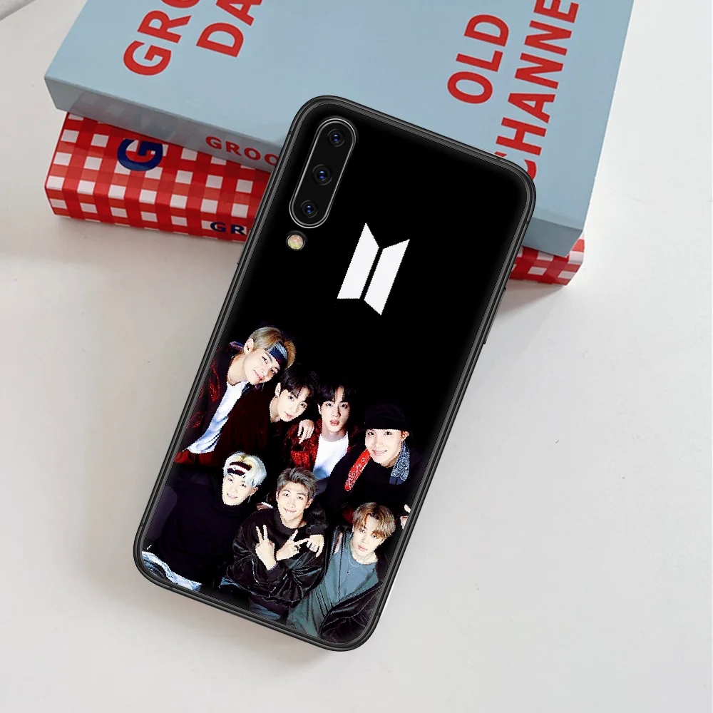 

Bangtan Boys KPOP Phone Case For Samsung Galaxy A 3 5 7 8 10 20 20E 21S 30 30S 40 50 51 70 71 black Cover Painting Cell Trend