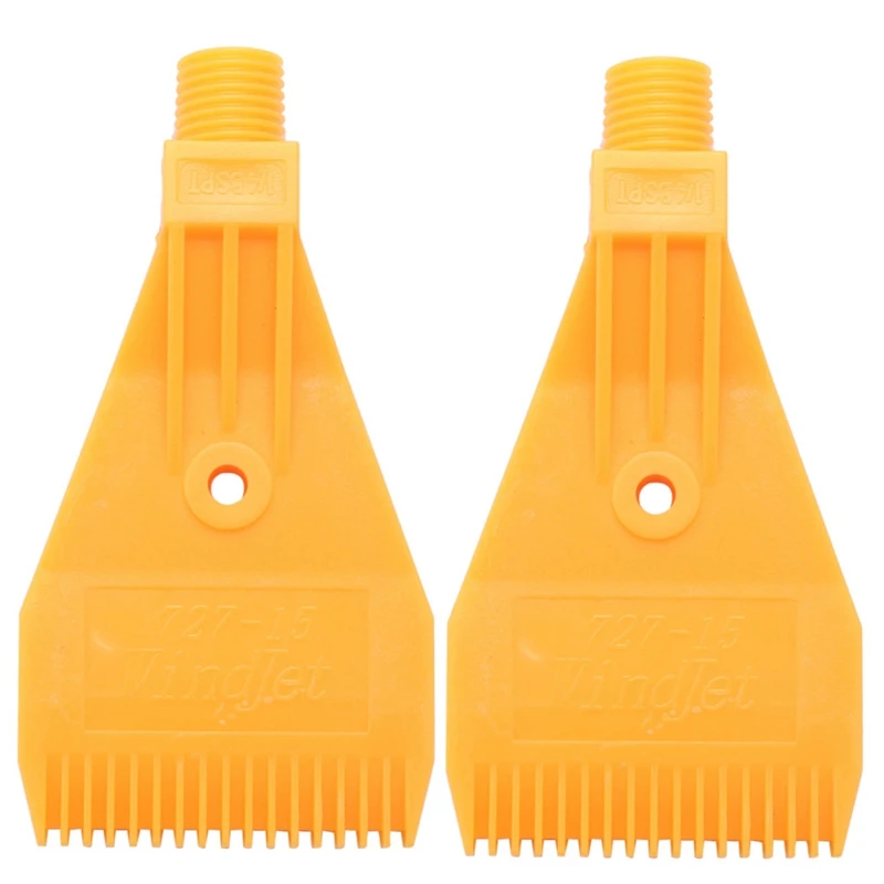 

Hot XD-2X 1/4BSP Male Thread ABS Single Hole Air Blow Off Flat Jet Nozzle Yellow