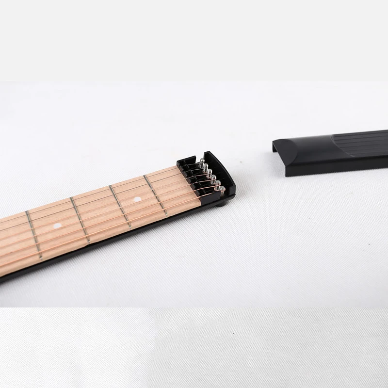 6 лад портативный карманный тренажер для гитары практичная деревянная модель