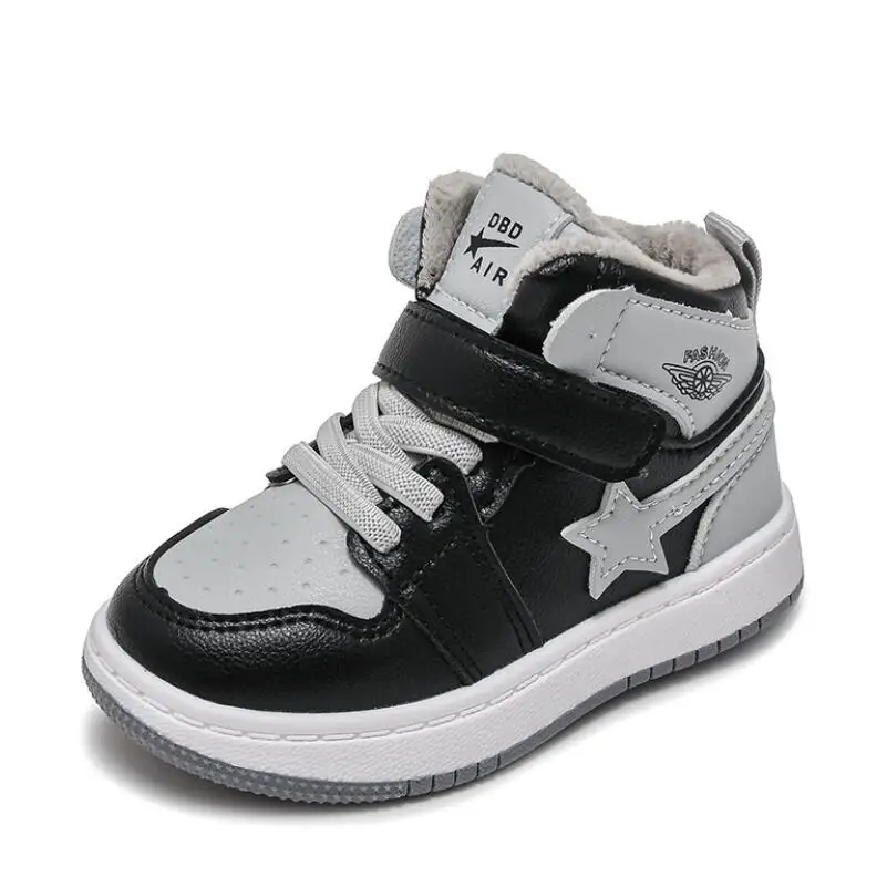 

2021 Children Shoes Boys Sneakers Girls Sport Shoes Autumn Winter Casual Breathable Kids Running Shoes Leather Basketball Shoes