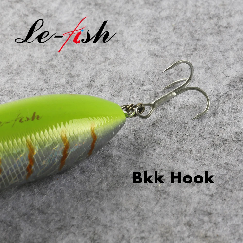 Le Fish 1 шт. 130 мм 24 г приманка на окуня для прогулок с собакой плавающая карандаш