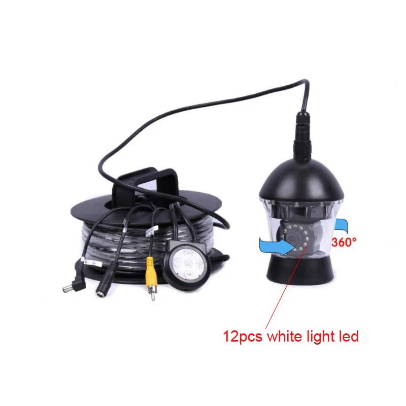 Продажа ЖК-дисплей TFT 7 дюймов, вращающаяся на 360 градусов подводная камера, фотокамера, комплекты фотоаппаратов для рыбалки 1/3 Sony CCD, 24 светодиода