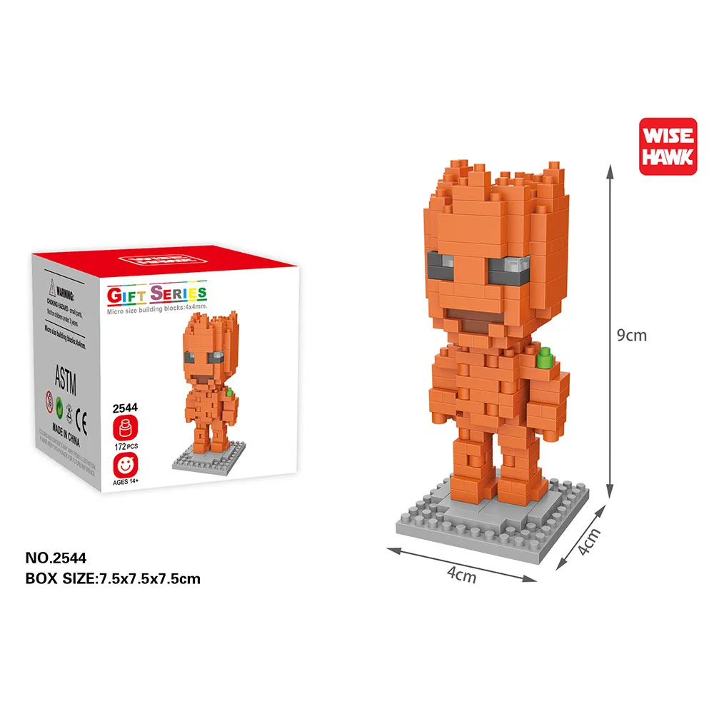 WISEHAWK мини бриллианты интересные креативные строительные блоки игрушки diy