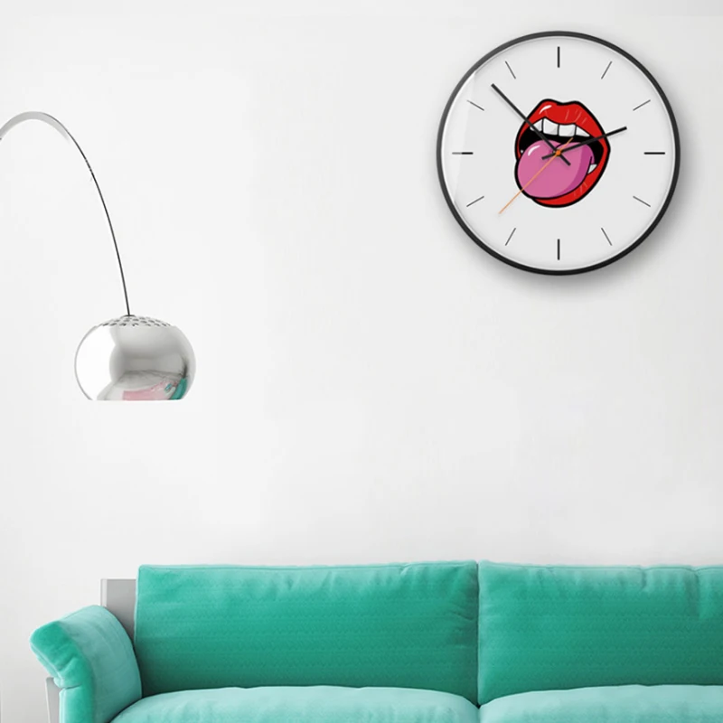 Часы настенные бесшумные в китайском стиле Простые индивидуальные современные