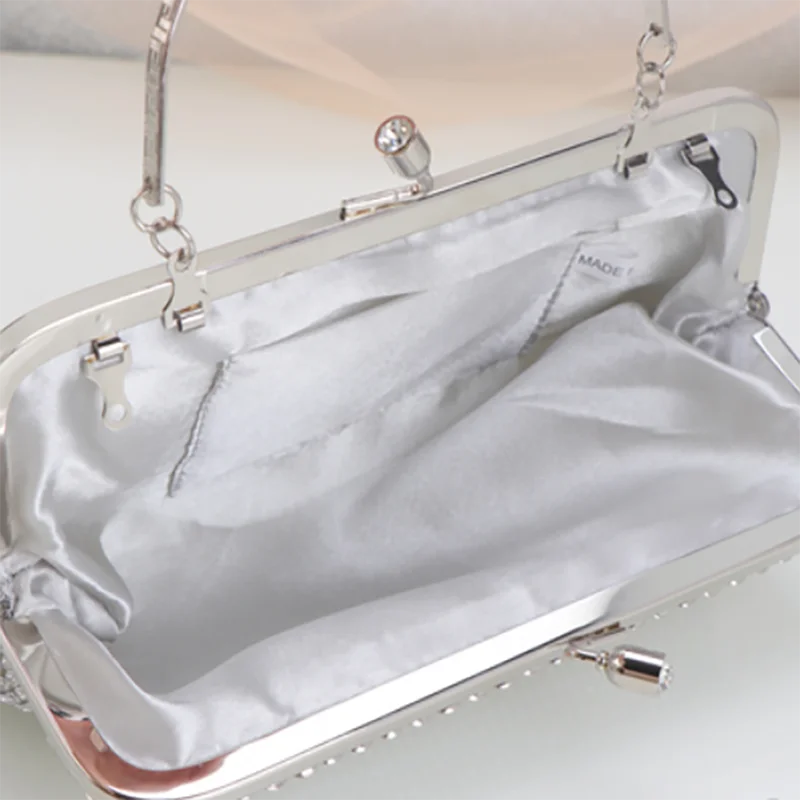 Роскошный клатч с кисточками вечерние женские сумки свадебные металлической