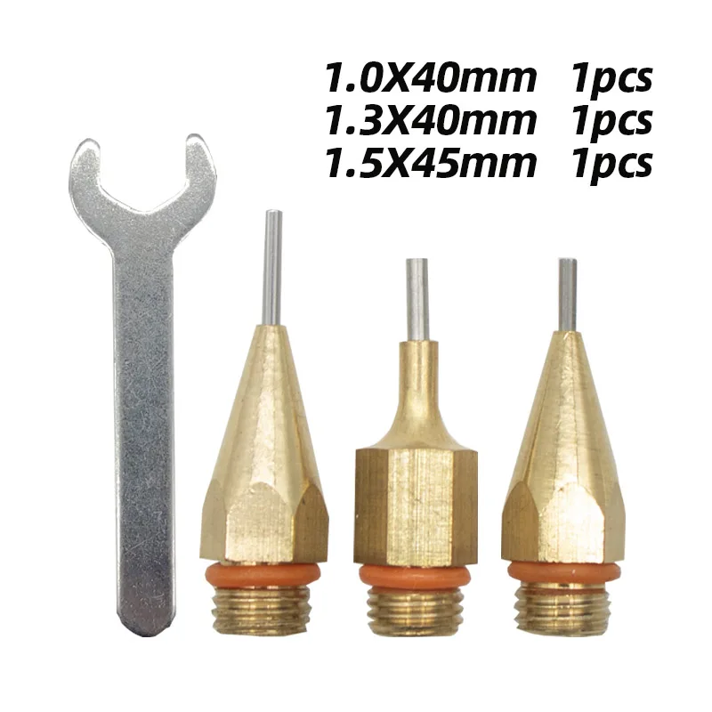 

Сопло для клеевого пистолета, 1 мм, 1,3 мм, 1,5 мм, маленький диаметр Apture, Сменное медное сопло для клеевого пистолета