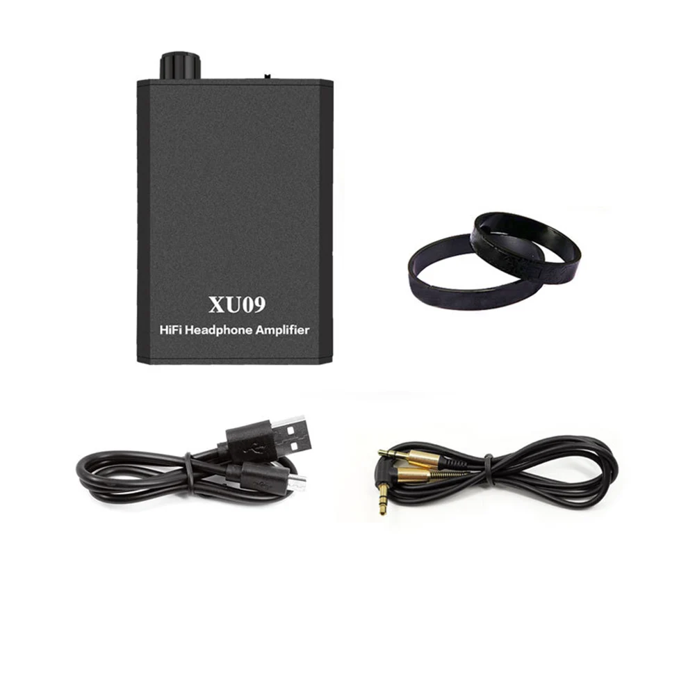 

Portable HiFi Headphones Amplifier Headset Amp with 3.5mm Aux IN 3.5mm Headphone Jack with Volume Control