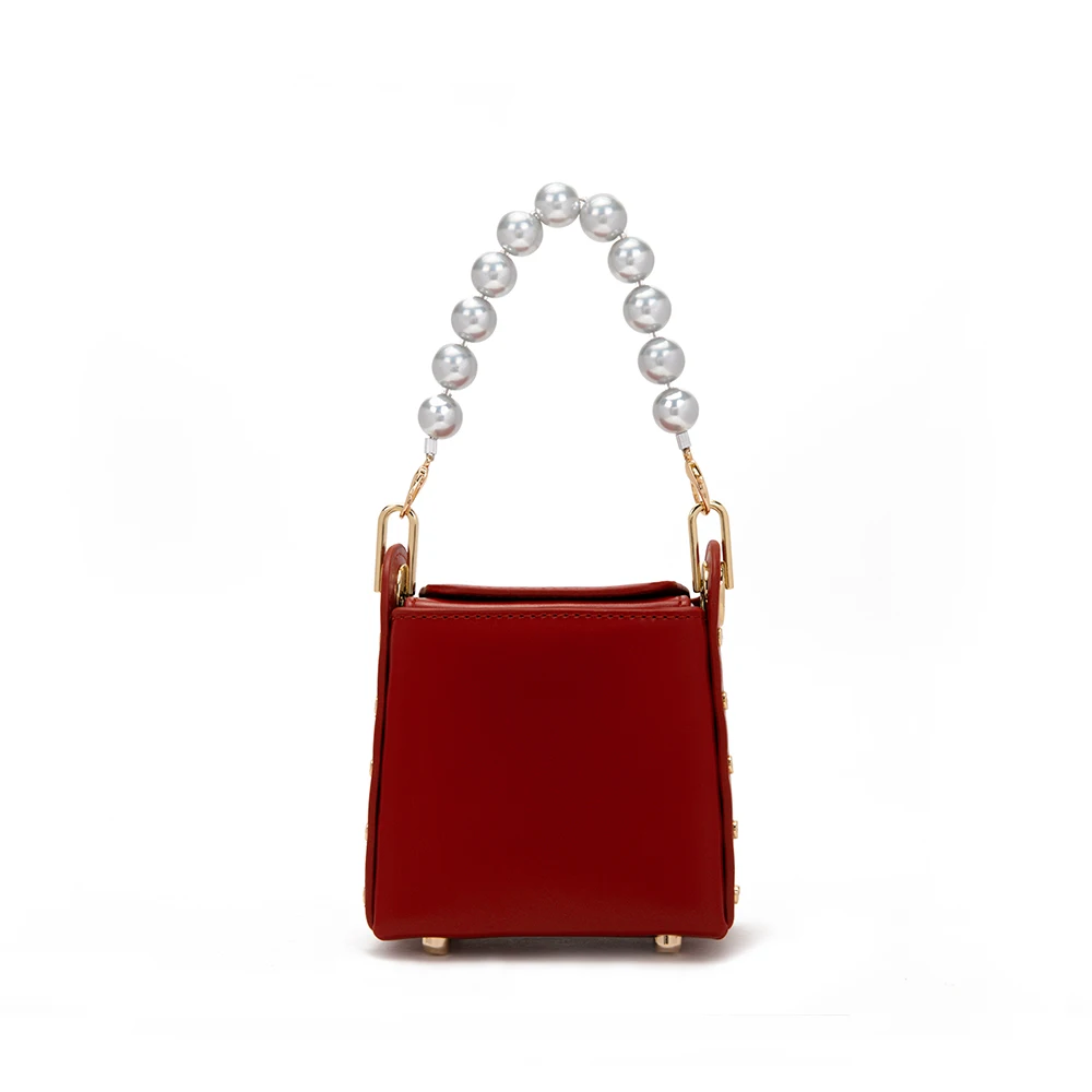 

Handbag bolso cruzado con asa de perlas para mujer candy handbag crossbody bag