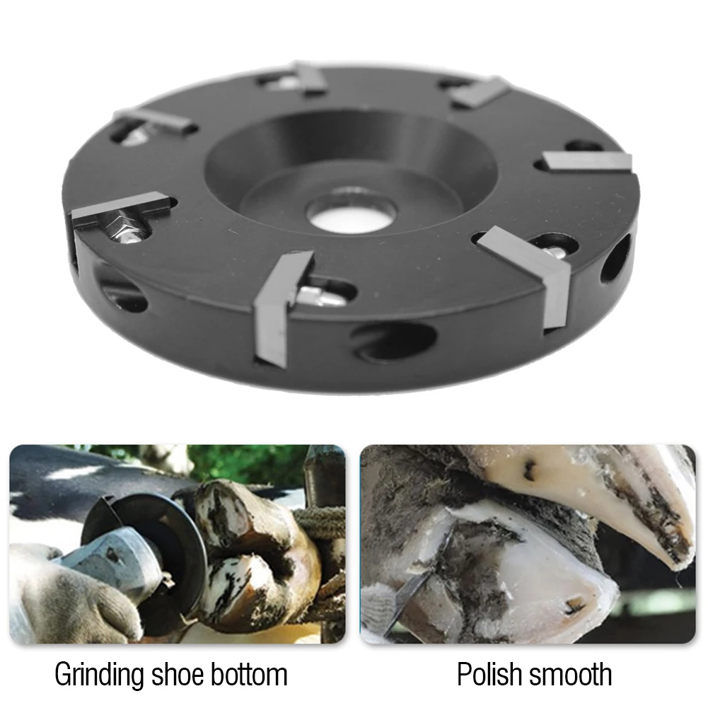 Electric Hoof Knife Sheep Cow Horses Hoof Trimming Angle Grinder Cutter Livestock Sheep Foot Blade Trimmer Disc Plate Knife Tool