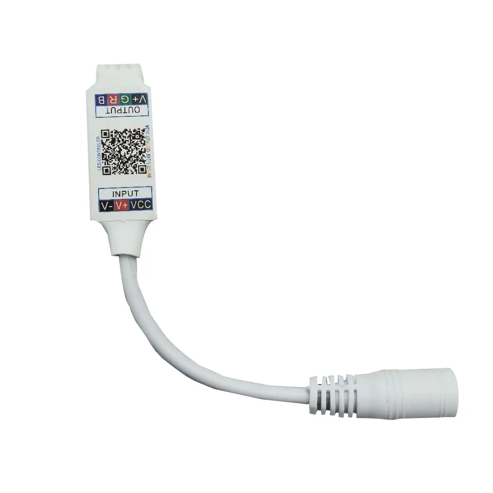 Wifi мини RGB RGBW Bluetooth контроллер DC 5 в 12 В 24 в музыкальный светодиодный пульт управления для 2835 5050 Светодиодные полосы приложение светодиодный контроллер