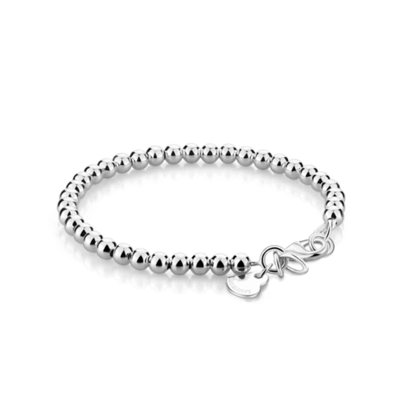 Браслет из серебра 925 пробы для девочек|round bead bracelet|bead braceletsilver bracelet |