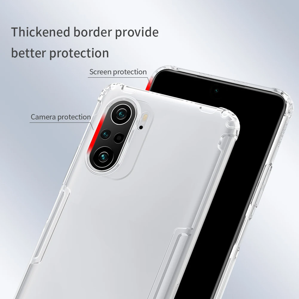 nillkin for xiaomi poco f3 case nature tpu soft touch silicone cover ultra thin protection phone case for xiaomi poco f3 case free global shipping