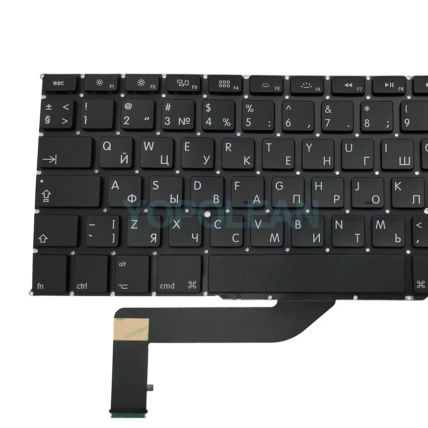 Новая русская клавиатура для Macbook Pro Retina 15 дюймов A1398 2012 2013 2014 2015 | Компьютеры и офис