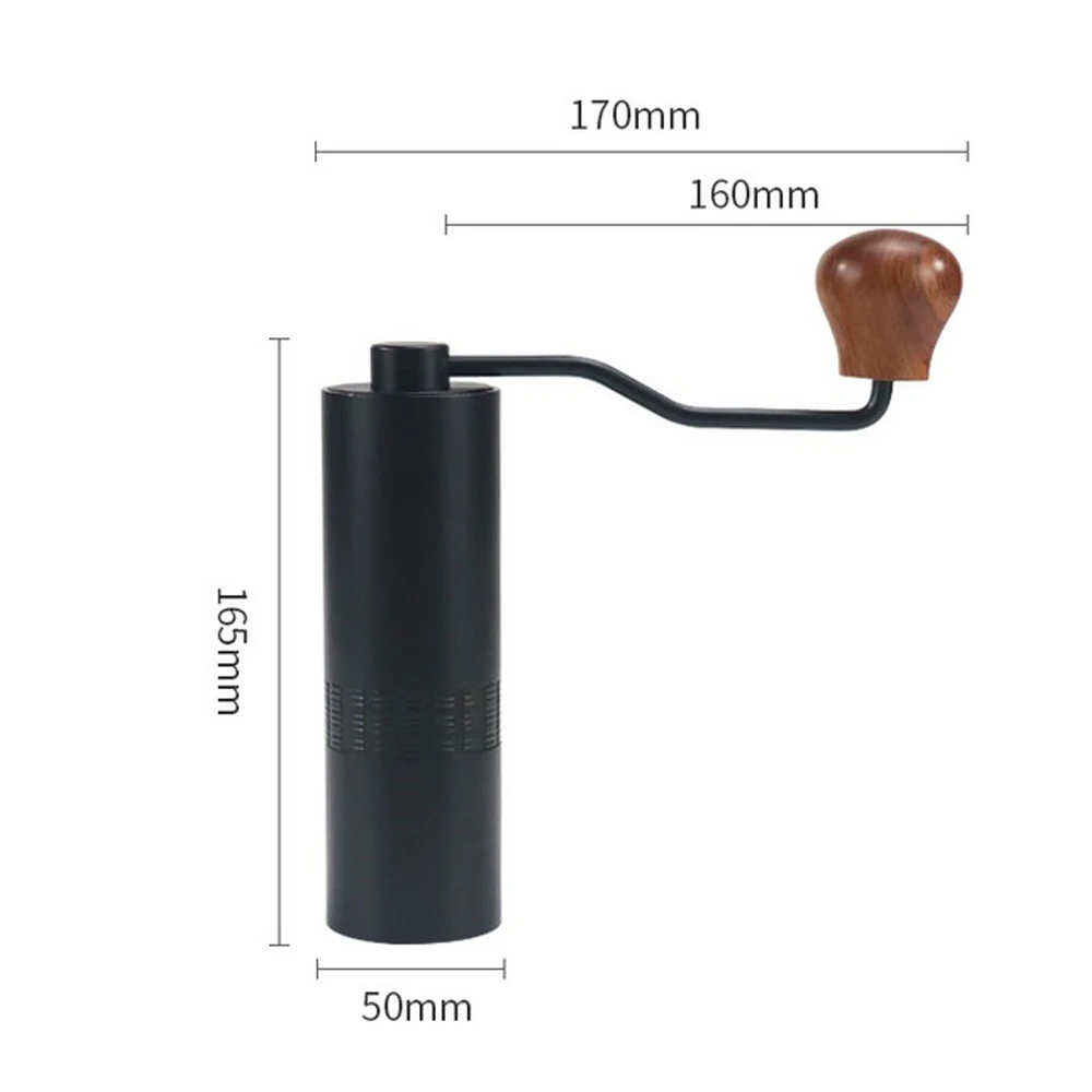 Online Nuovo Macinacaffè Nero/grigio Mini Macinacaffè Manuale Fatto A Mano In Acciaio Inossidabile Macinacaffè Portatile Da Cucina