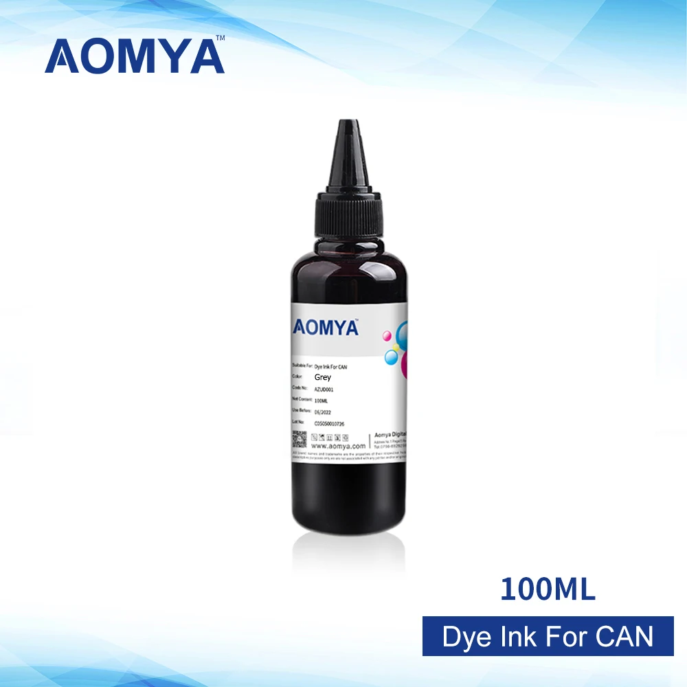 

100ML Grey/GY Universal Dye Ink For Canon Ink , Specialized Printer Ink Refill Kit General for Canon Printer All models Gray Ink