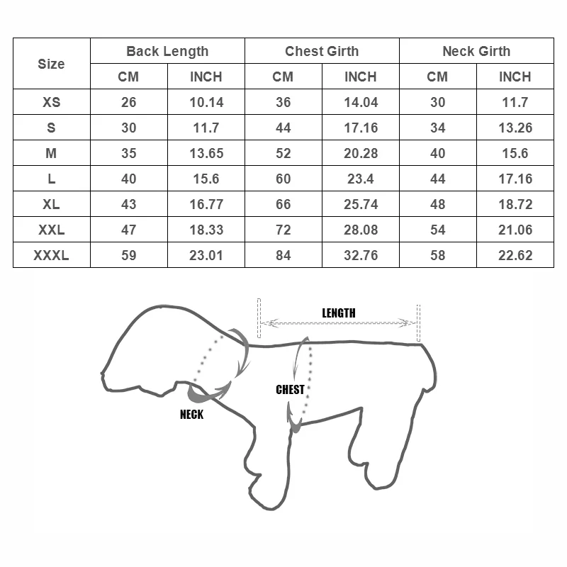 

Dog Coat Winter Warm Sloid Jacket Clothes For Dog Waterproof Large Dogs Coat French Pulldog Pet Clothes Dog Harness Vest Outfits