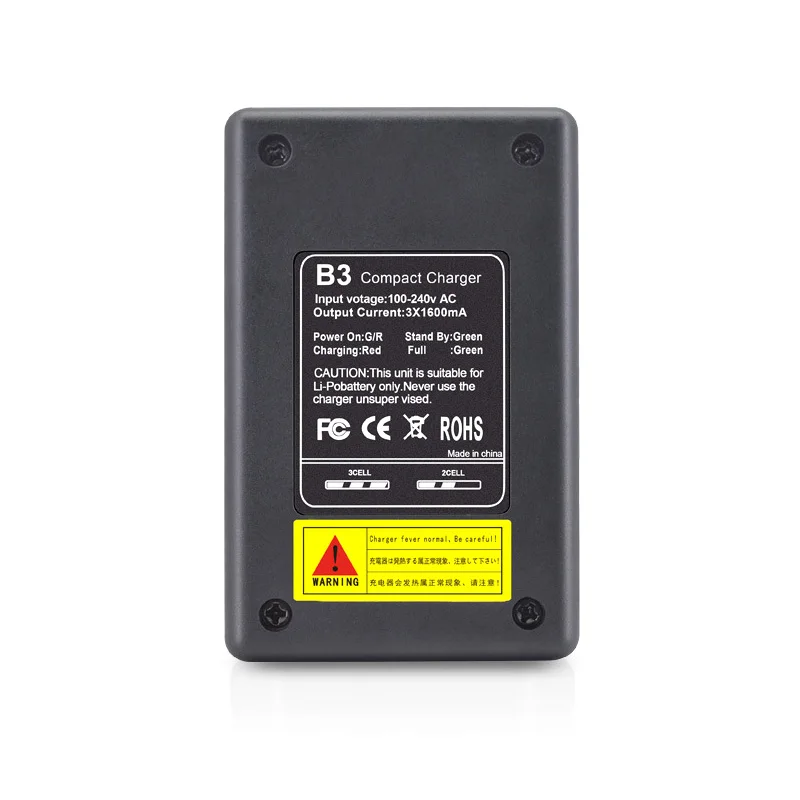 HotRc Imax B3 компактное портативное зарядное устройство 20 Вт 1 6a для 7 4 В 11 RC LiPo|balance