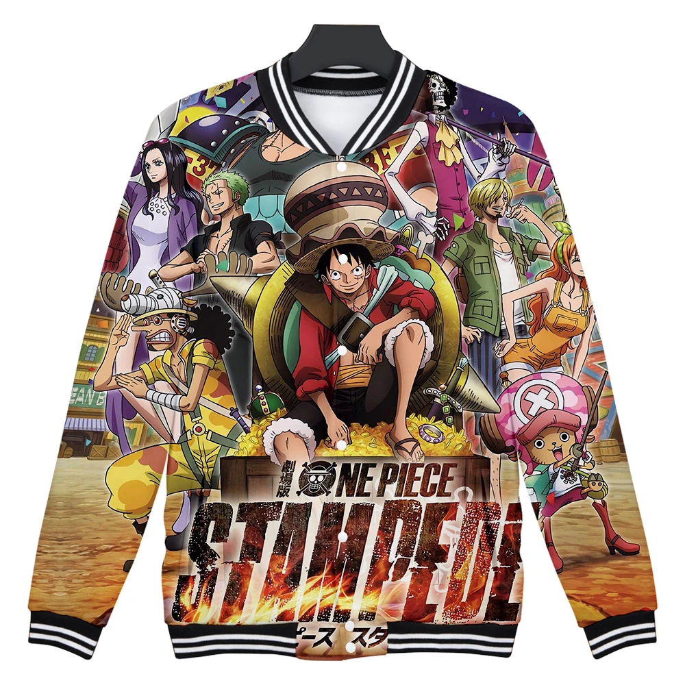 Мужские толстовки с капюшоном Аниме ONE PIECE STAMPEDE 3D Осень-зима 2019 Новые Топы