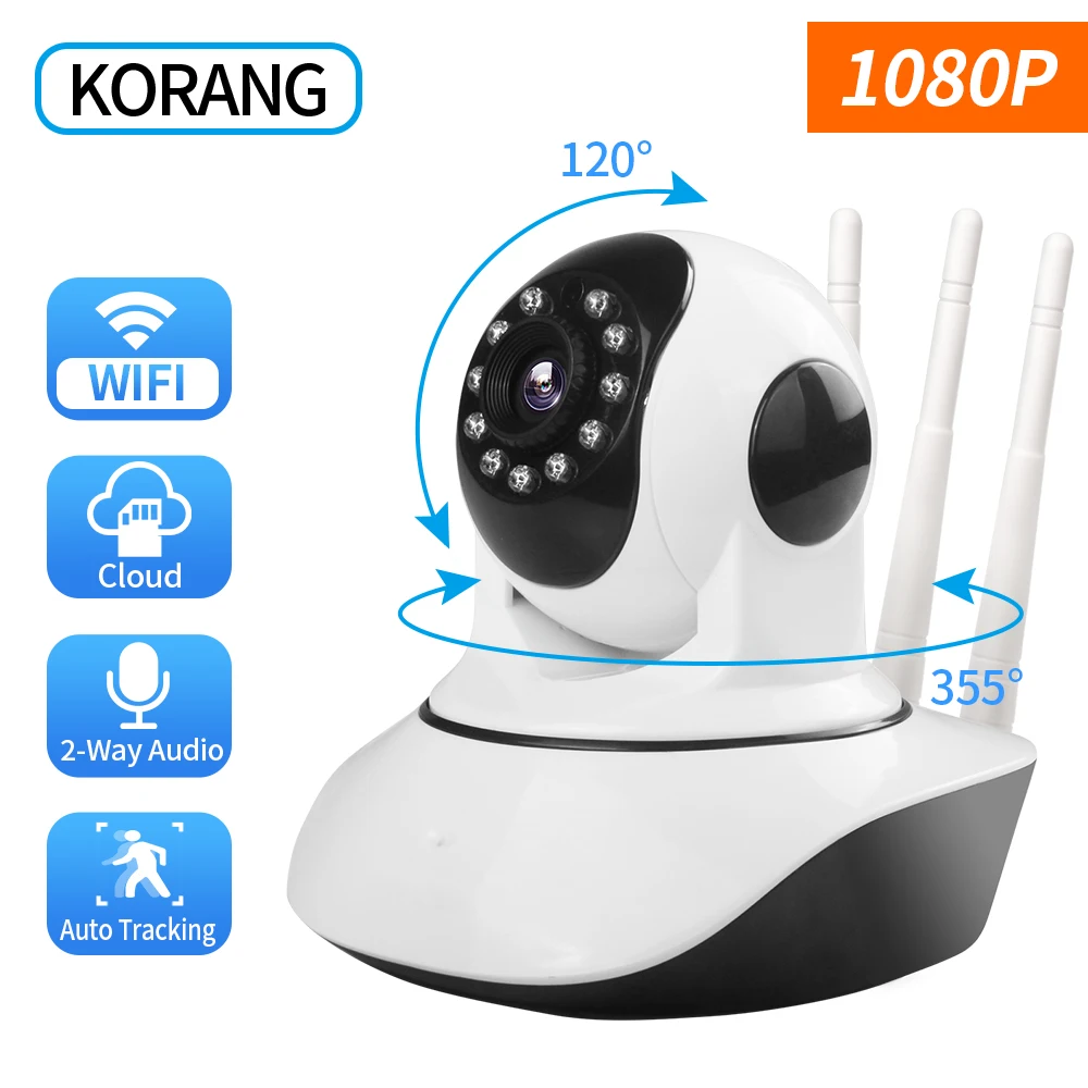KORANG 1536P IP Камера ICSEE APP автоматическое слежение домашняя комнатная камера