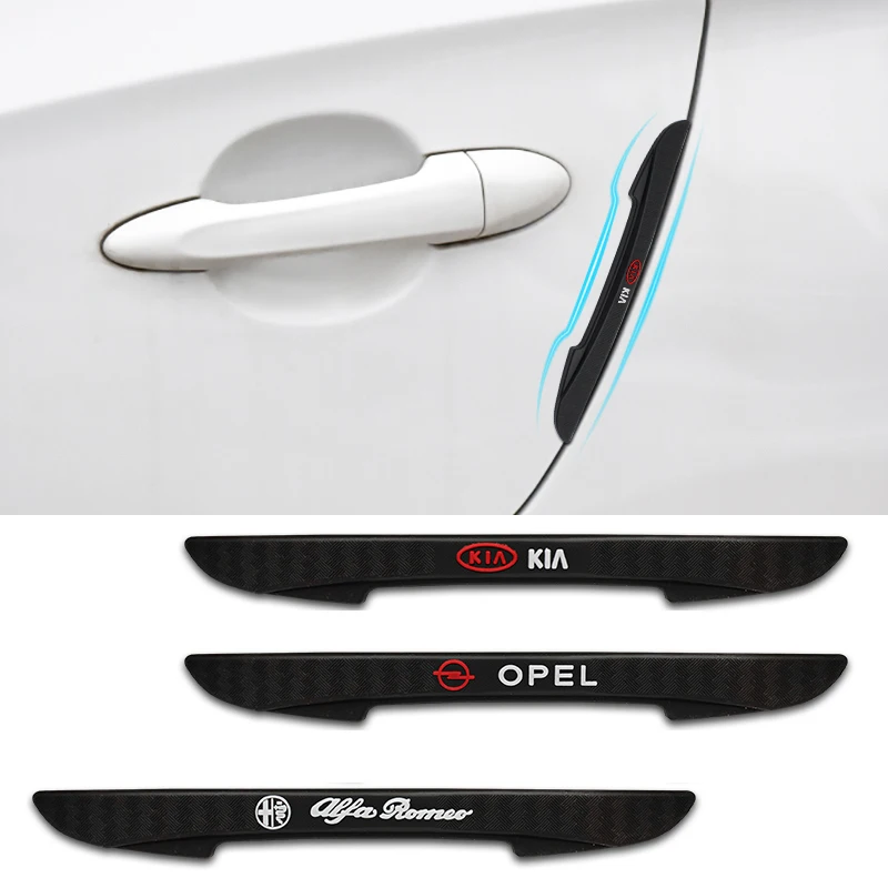 

4pcs Car Door Edge Protector Strip Crash Bar Stickers for KIA Skoda Toyota BMW M Nissan Honda Land Rover Lexus Audi Mazda Jeep