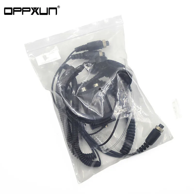 

OPPXUN for Jianwu Baofeng CB Radio UV-5RE Plus UV-5X TK 240 TK 2107 Heavy Duty Air Tube Throat Headphone Walkie Talkie Parts