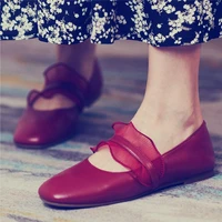 oxfords loafers womens cow leather ballet flats mary janes round toe shoes driving comfort office elegant shoes