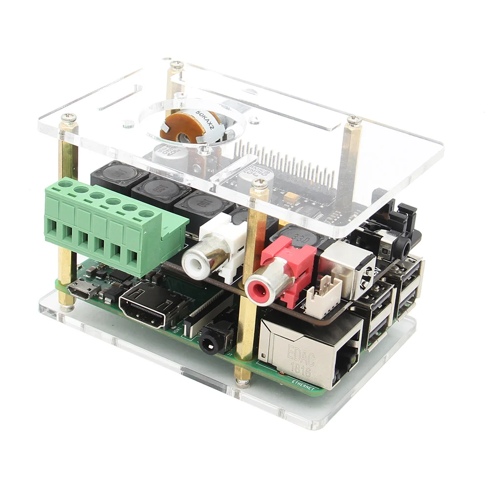 

Raspberry Pi X400 I2S Audio Expansion Board Sound Card, DAC Module for Raspberry Pi 4 Model B/3B+/ 3B / Pi 2B / B+