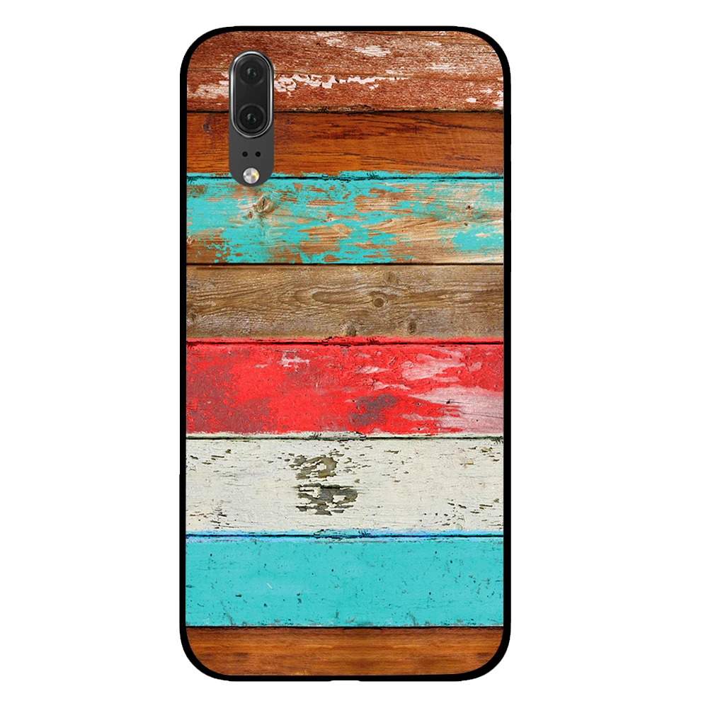 Ретро винтажный деревянный радио черный чехол для телефона huawei P30 P20 mate 10 20 Pro Lite Nova 3 4 3i чехол - Цвет: 6