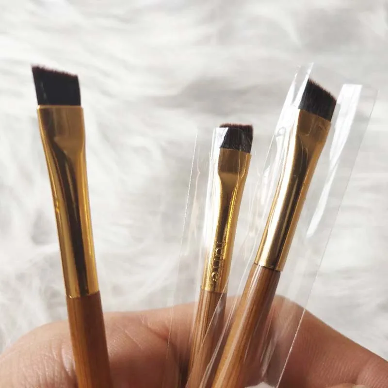 1 шт двойной головкой коническая кисть для бровей Портативный деревянная ресница