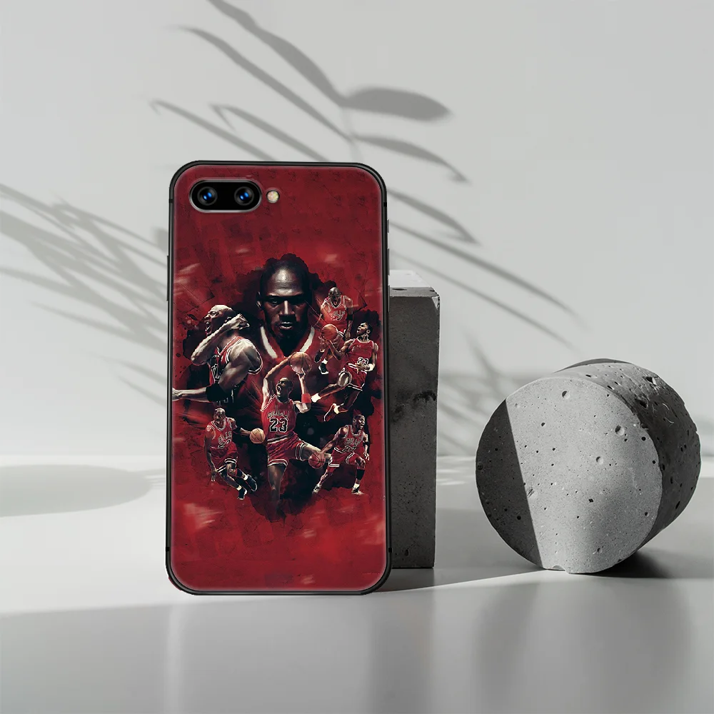 

basketball star Jordan 23 Phone Case Cover Hull For HUAWEI honor 7a 8s 8a 8x 9 9x 10 20 i Lite Pro black Hoesjes Soft Shell
