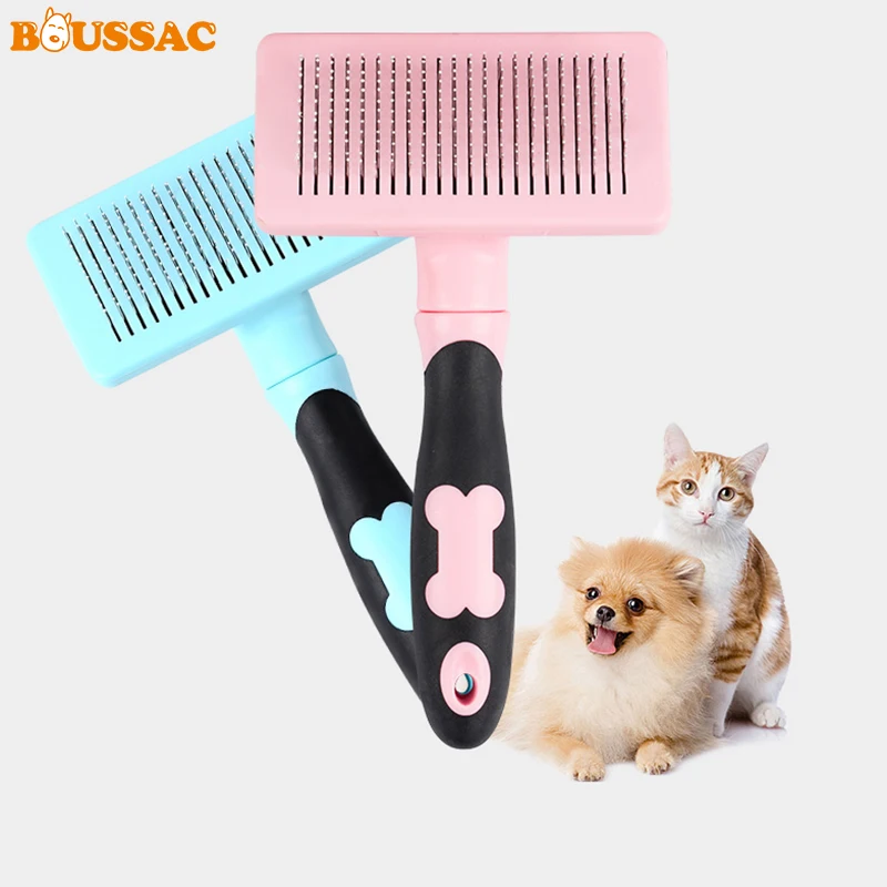 

Pet Grooming Brush Brosse Cheveux Crepus Anti Poils Chien Et Chat Accessoires Pour Animaux De Compagnie Tool Pet Hair Comb Dog