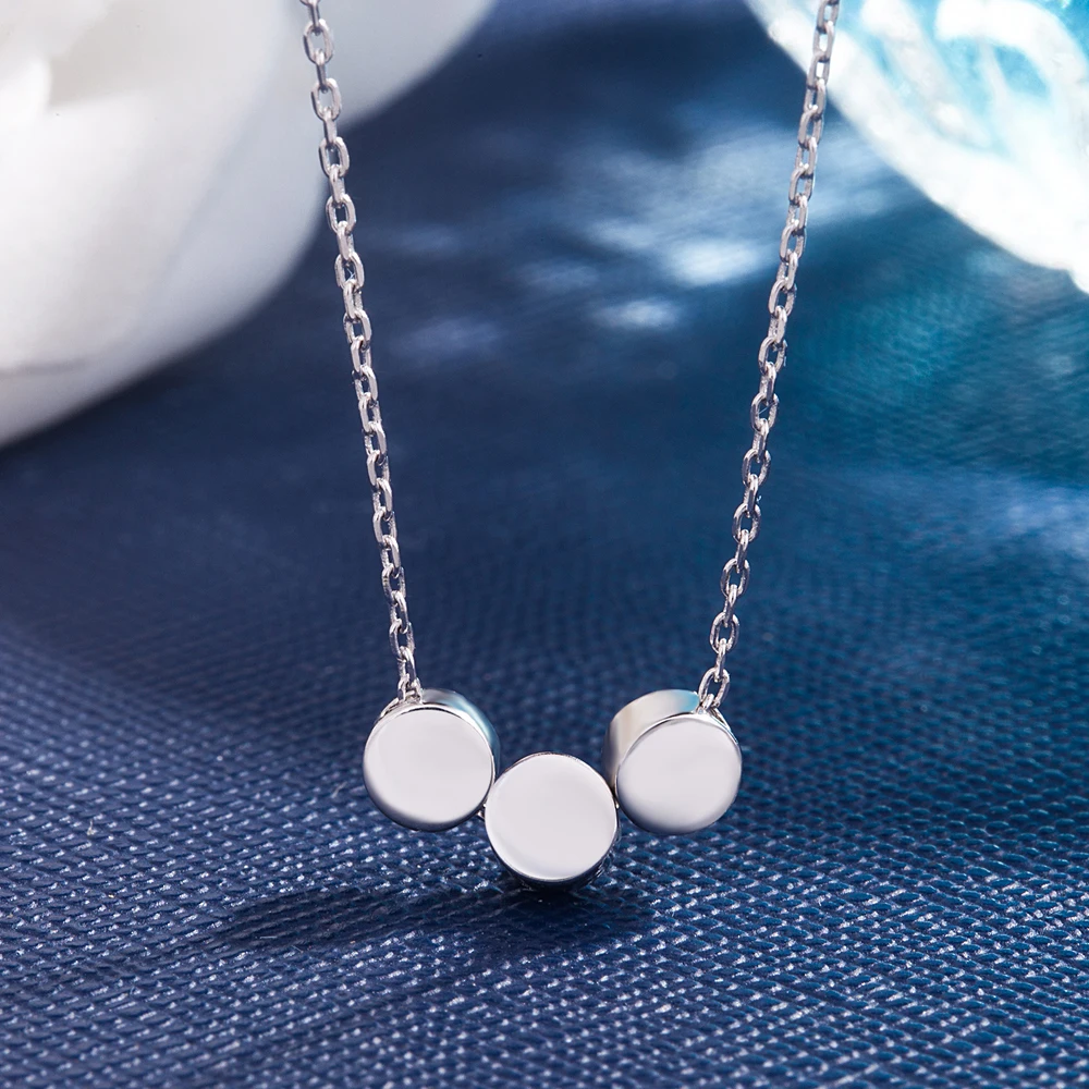 Простые серебряные ювелирные изделия женские модели ожерелье из стерлингового