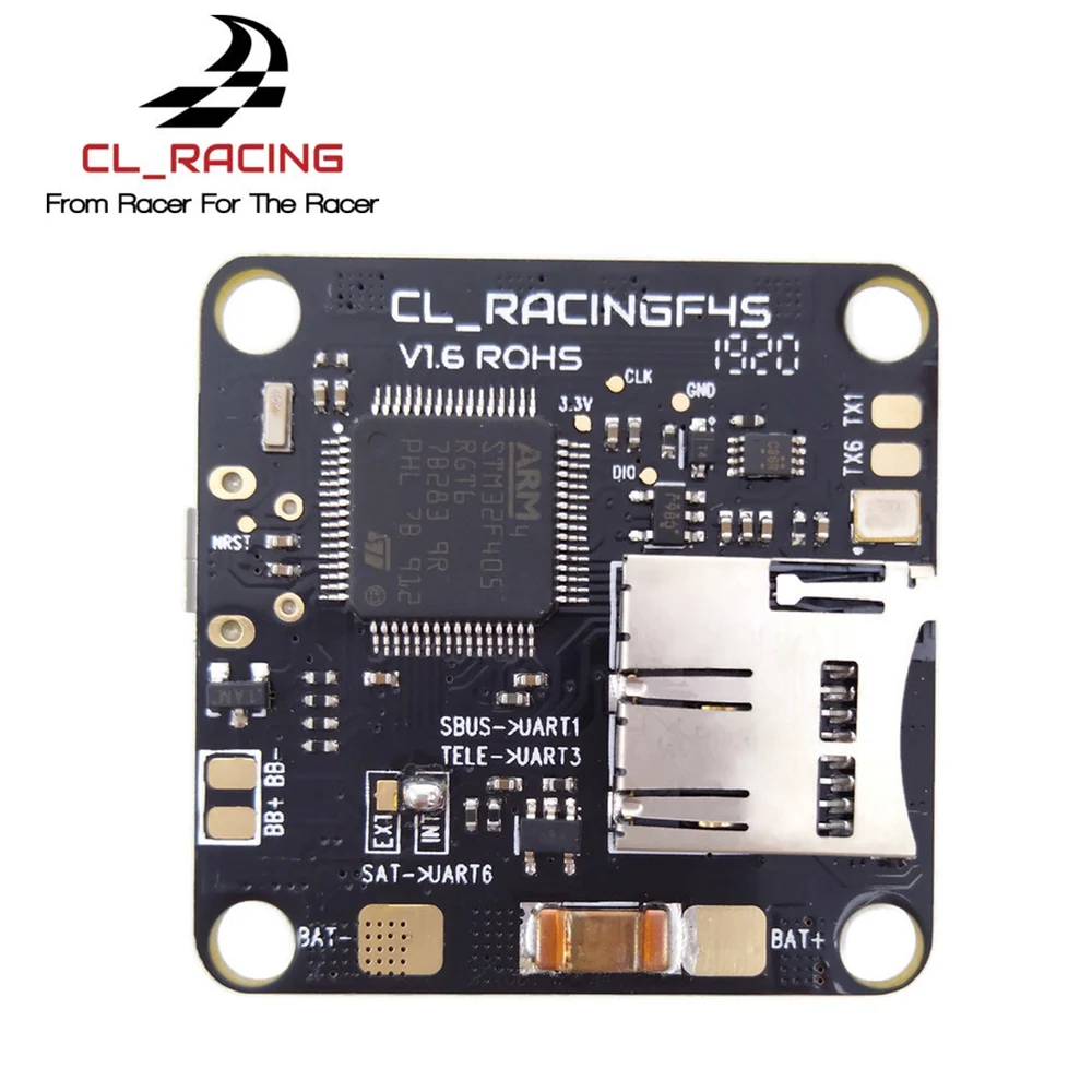 CLRACING F4S V1.6 Betaflight 5V/9V BEC PDB OSD SD Держатель для карт F405 игровые Джойстики детей от 2 до 6