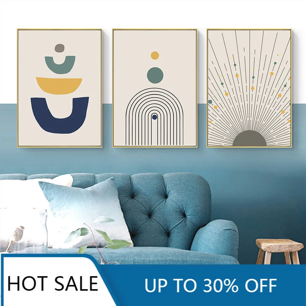 Серебристое настенное Искусство Холст Картина печатный плакат с абстрактными