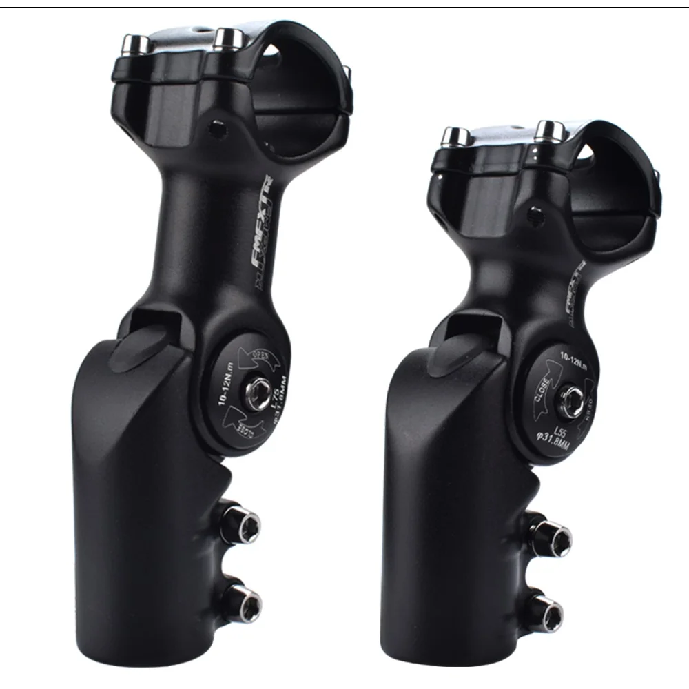 Bicycle Adjustable Stem 25.4/31.8mm*55mm 75mm 120 Degree  Ri